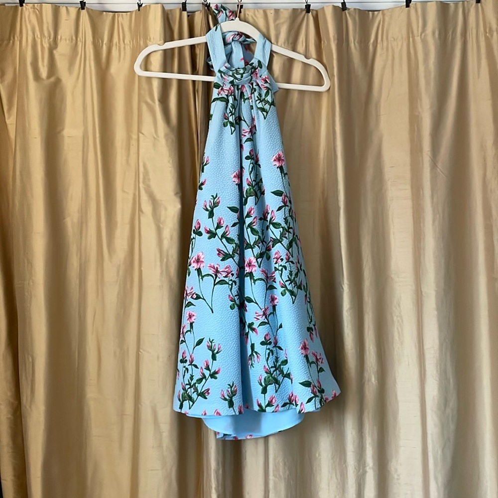 Blue Floral Dress